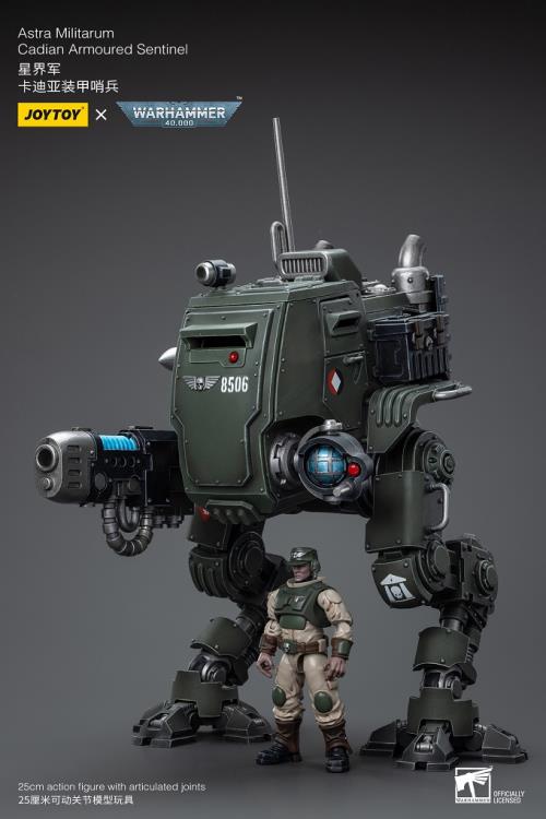 Joytoy 1/18 Warhammer 40k Astra Militarum Cadian Armoured Sentinel