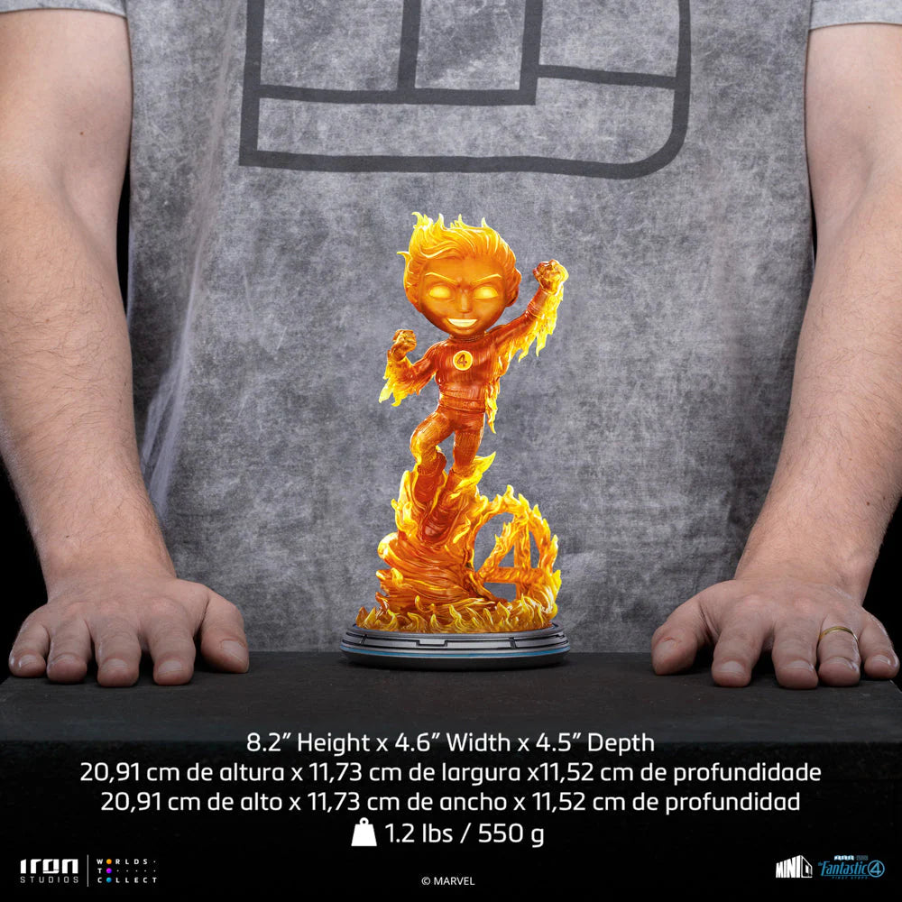 Iron Studios Mini Co The Fantastic Four First Steps - Human Torch