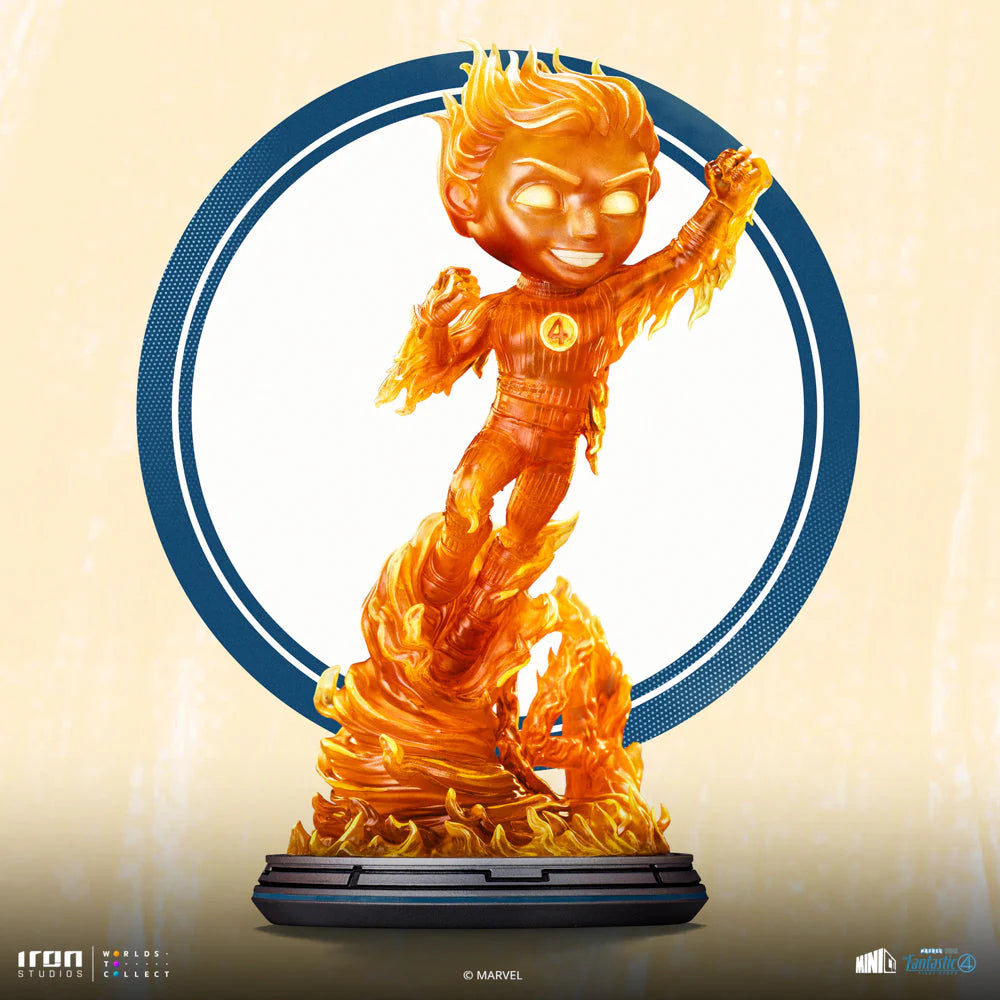 Iron Studios Mini Co The Fantastic Four First Steps - Human Torch
