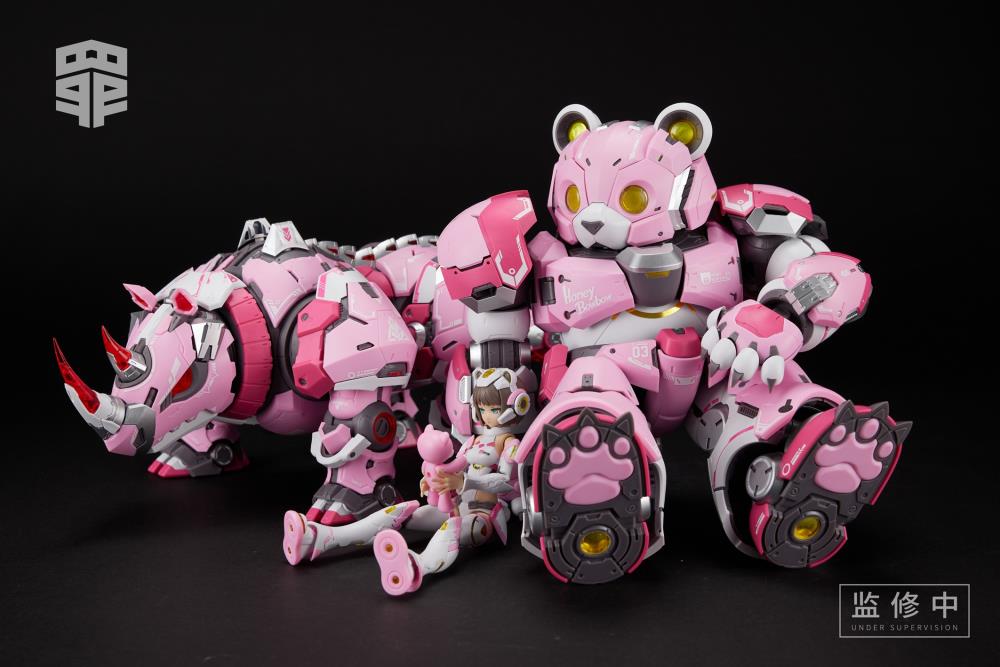 MS General 1/10 Seven Deadly Sins Sloth with Honey the Bear & Coconut the Rhino Crash