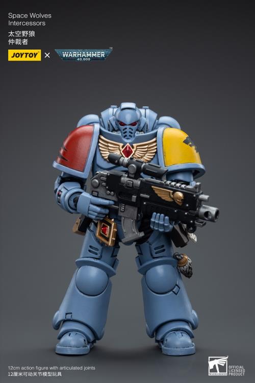 Joytoy 1/18 Warhammer 40K Space Wolves Intercessors with Bolt Rifle (2025)