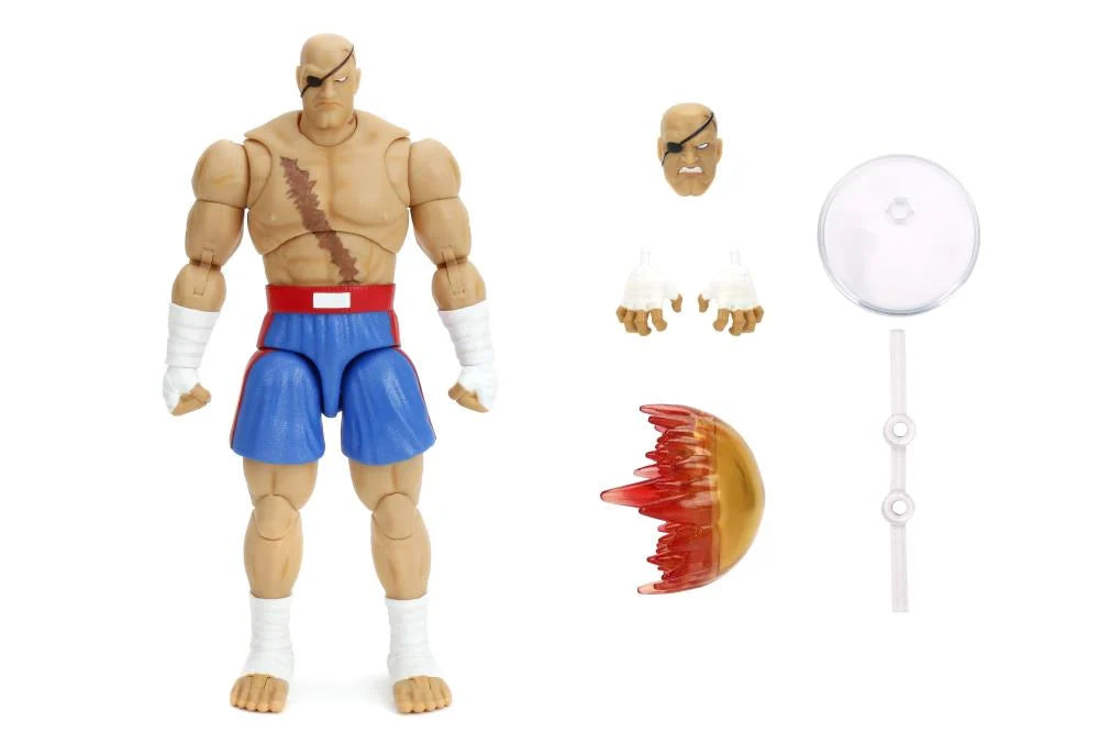 Jada Toys 1/12 Ultra Street Fighter II: The Final Challengers - Sagat