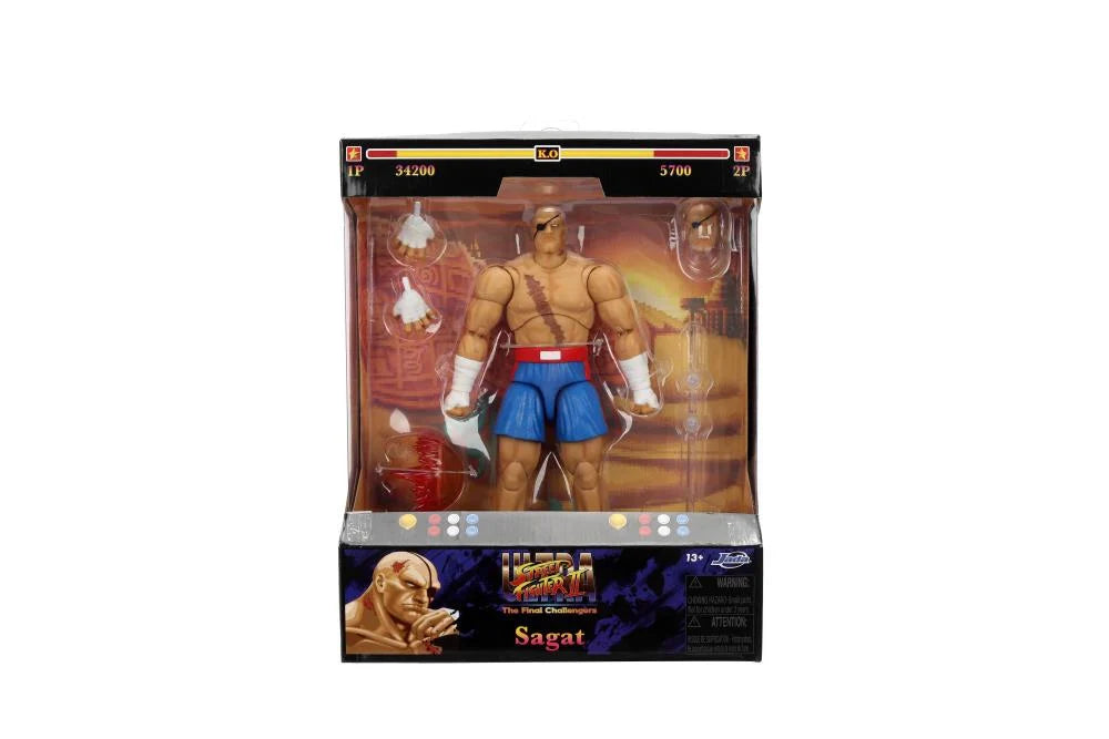 Jada Toys 1/12 Ultra Street Fighter II: The Final Challengers - Sagat