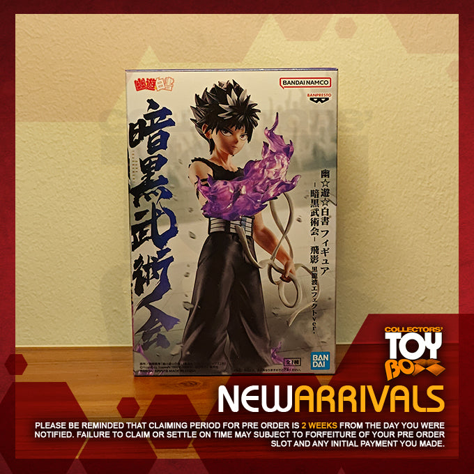 Banpresto Ankoku Bujutsukai Yuyu Hakusho - Hiei (Black Dragon Wave Effect Version)