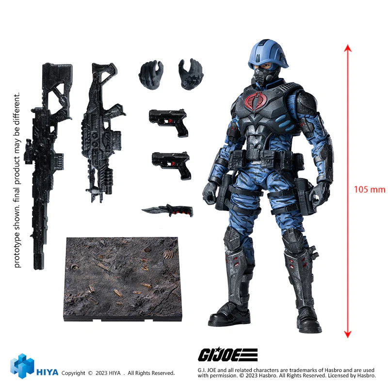 Hiya Toys 1/18 Exquisite Mini GI Joe Cobra Trooper