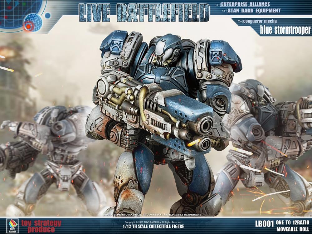 Toys Raider 1/12 Live Battlefield Conqueror Mecha Three Aircraft Formation
