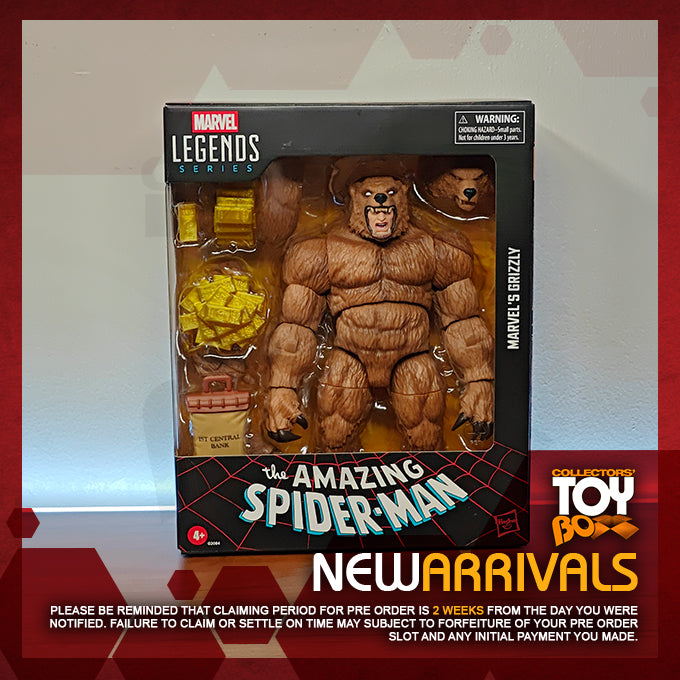 Hasbro Marvel Legends The Amazing Spider-Man Grizzly