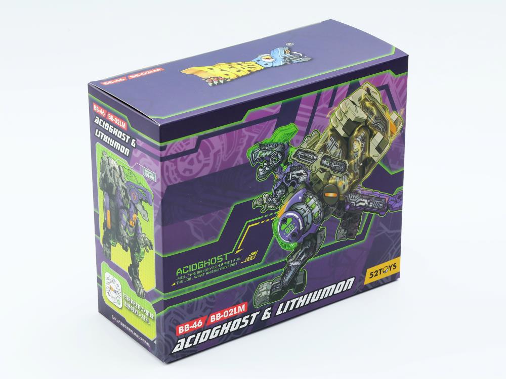 52Toys BeastBox - BB-46 Acid Ghost & BB-02LM Lithiumon