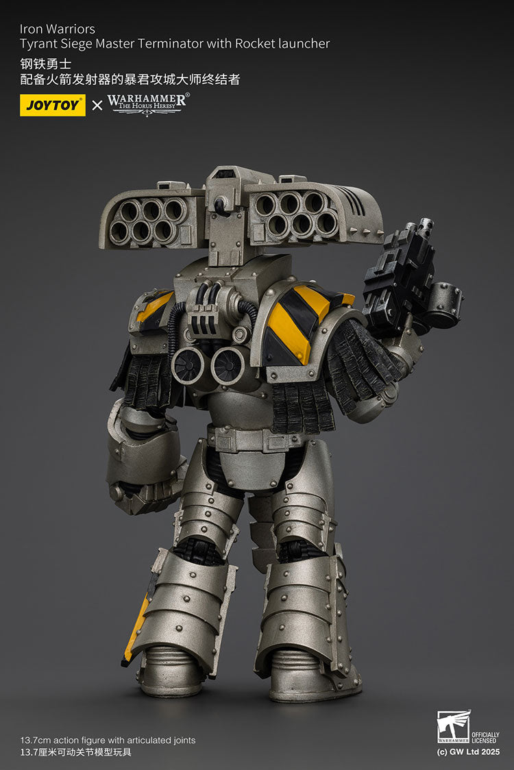 Joytoy 1/18 Warhammer The Horus Heresy lron Warriors - Tyrant Siege Master Terminator with Rocket Launcher