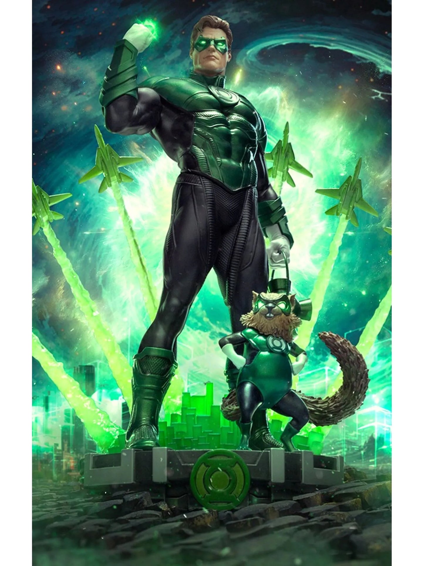 Iron Studios Art Scale 1/10 DC Green Lantern Unleashed