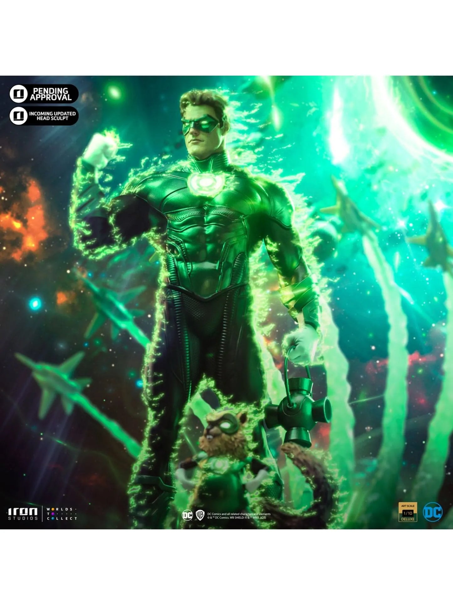 Iron Studios Art Scale 1/10 DC Green Lantern Unleashed