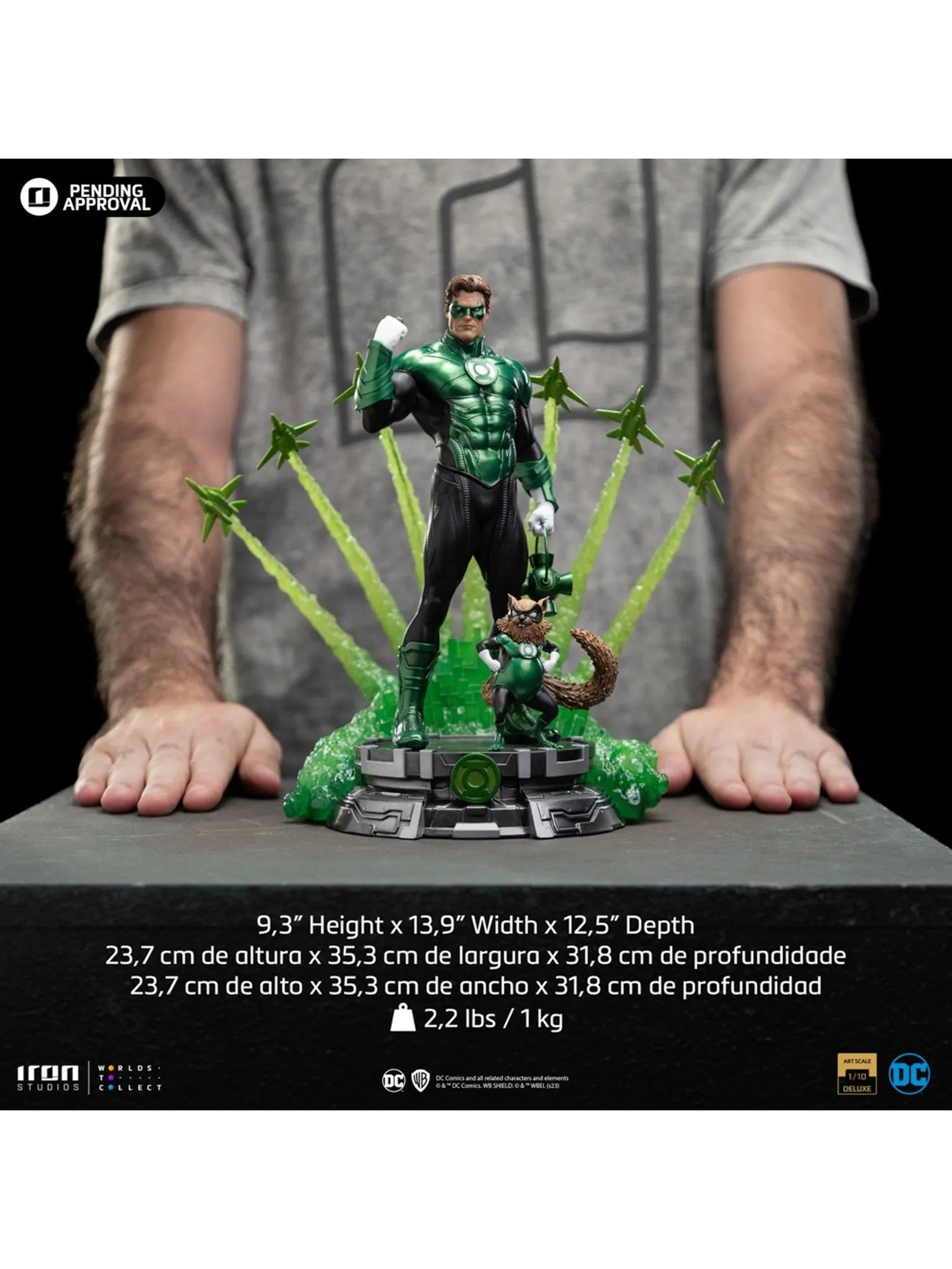 Iron Studios Art Scale 1/10 DC Green Lantern Unleashed