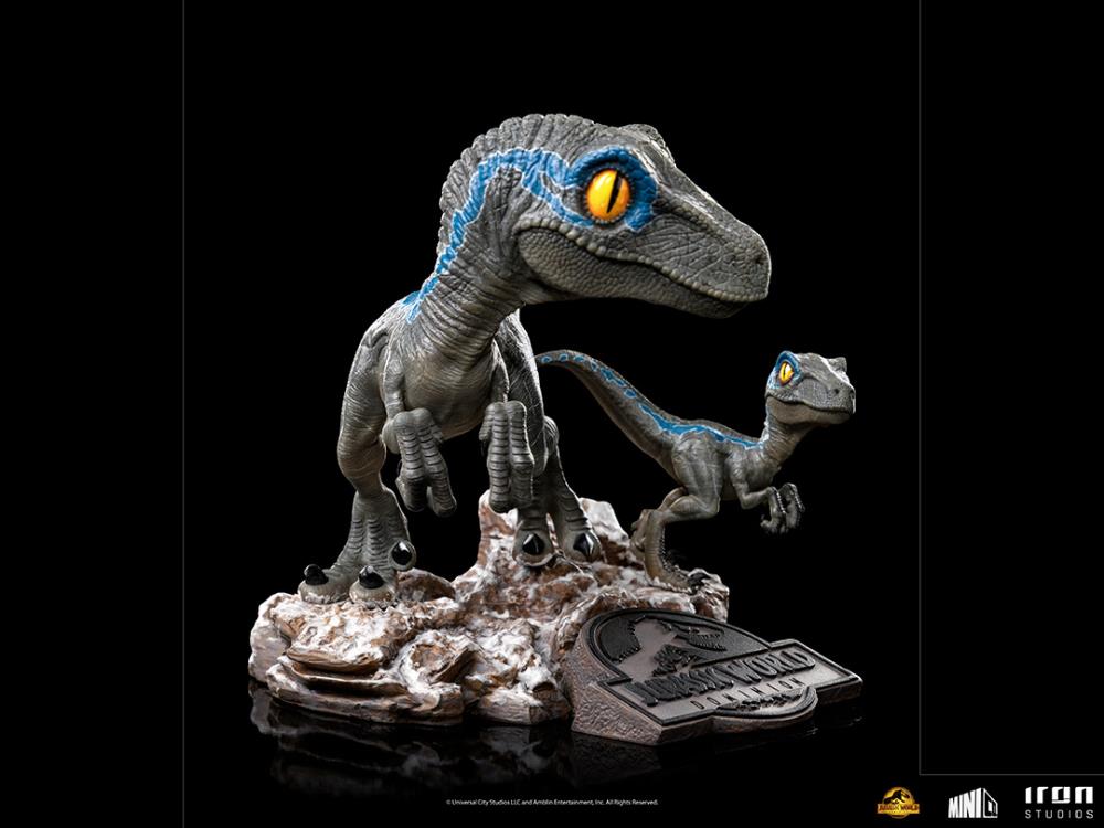 Iron Studios Mini Co Jurassic World Dominion Blue and Beta
