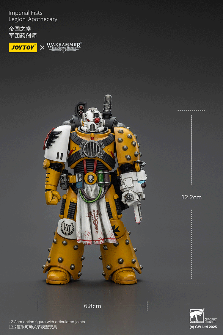 Joytoy 1/18 Warhammer The Horus Heresy Imperial Fists Legion Apothecary