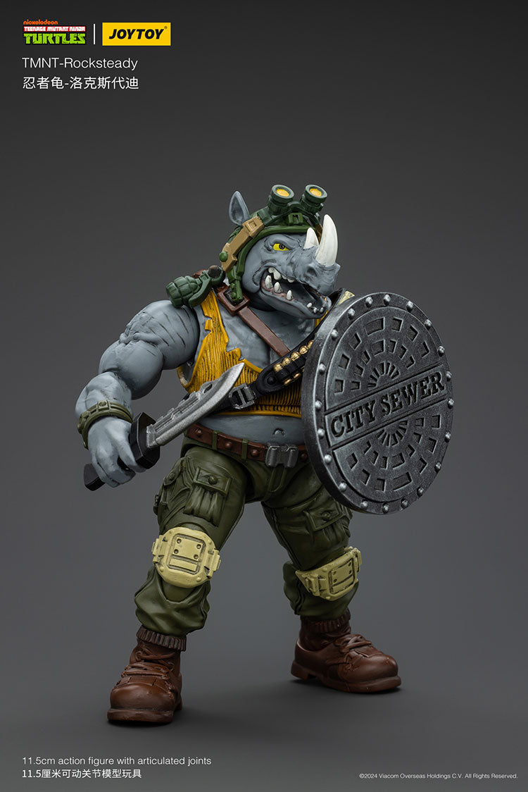 Joytoy 1/18 Teenage Mutant Ninja Turtles - Rocksteady
