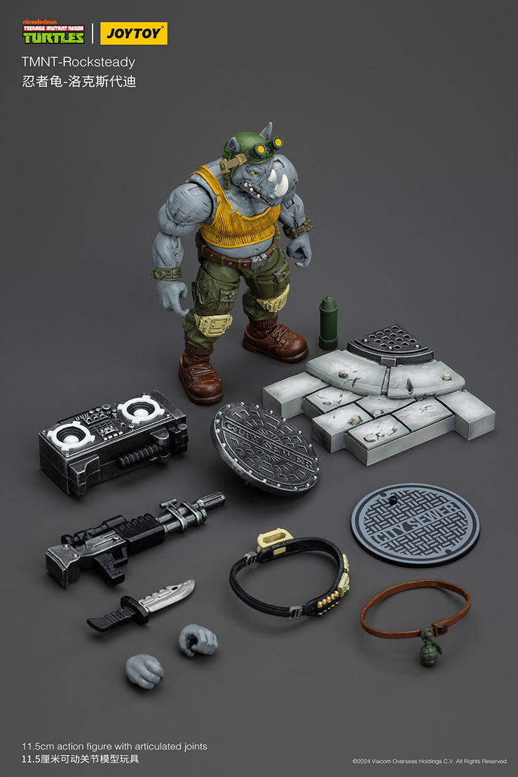 Joytoy 1/18 Teenage Mutant Ninja Turtles - Rocksteady
