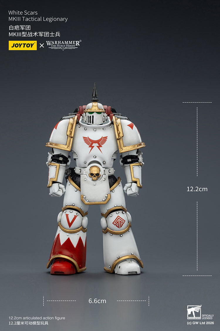 Joytoy 1/18 Warhammer The Horus Heresy White Scars MKIII Tactical Legionary