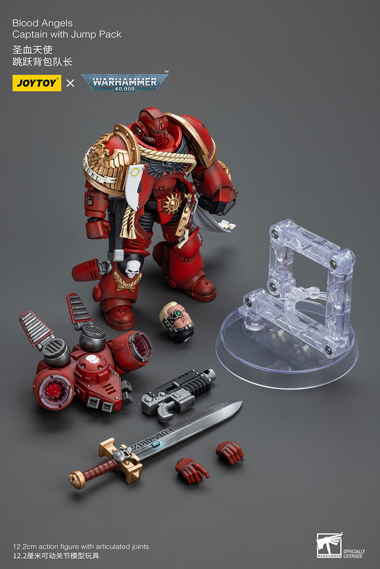 Joytoy 1/18 Warhammer 40K Blood Angels - Captain With Jump Pack