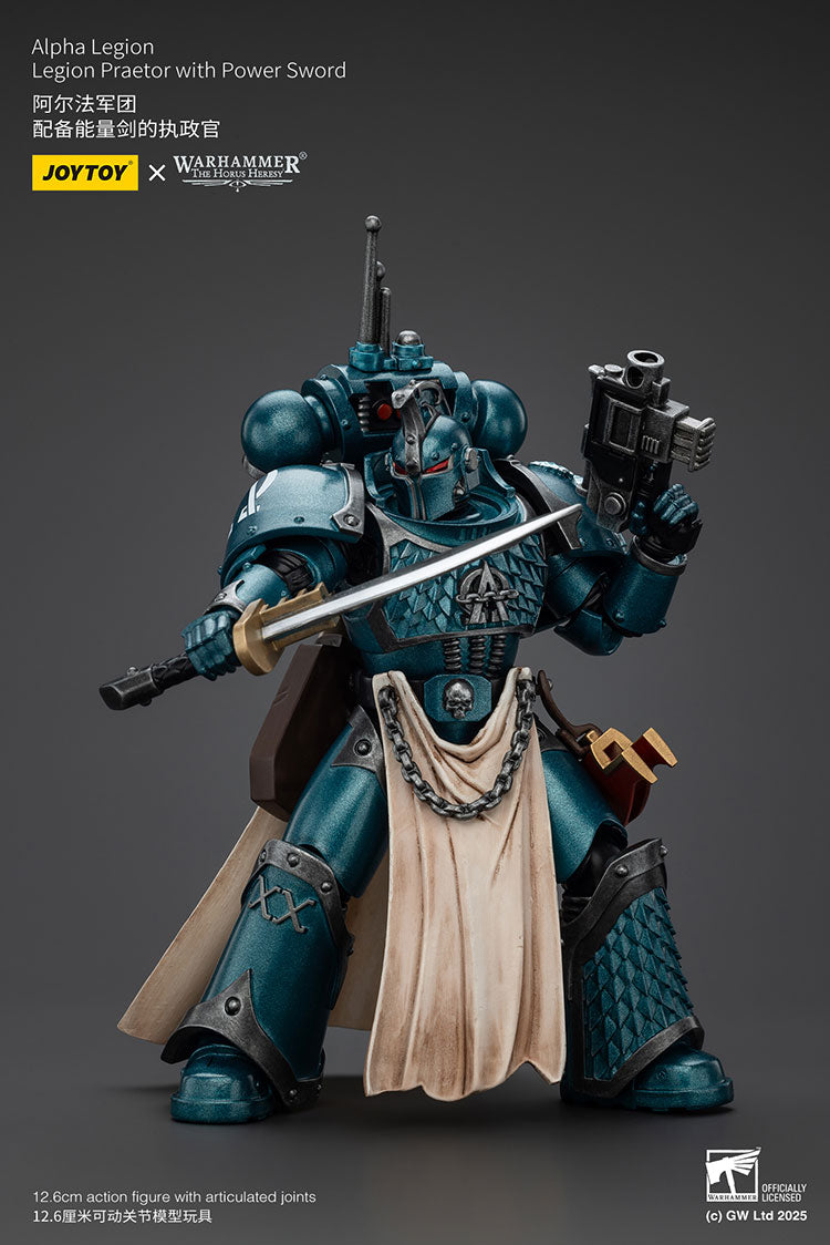 Joytoy 1/18 Warhammer The Horus Heresy Alpha Legion Legion Praetor with Power Sword