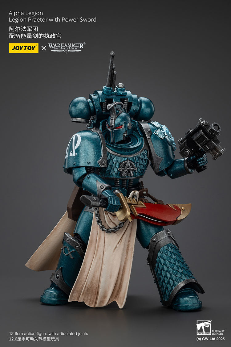 Joytoy 1/18 Warhammer The Horus Heresy Alpha Legion Legion Praetor with Power Sword