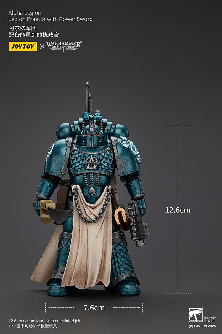 Joytoy 1/18 Warhammer The Horus Heresy Alpha Legion Legion Praetor with Power Sword