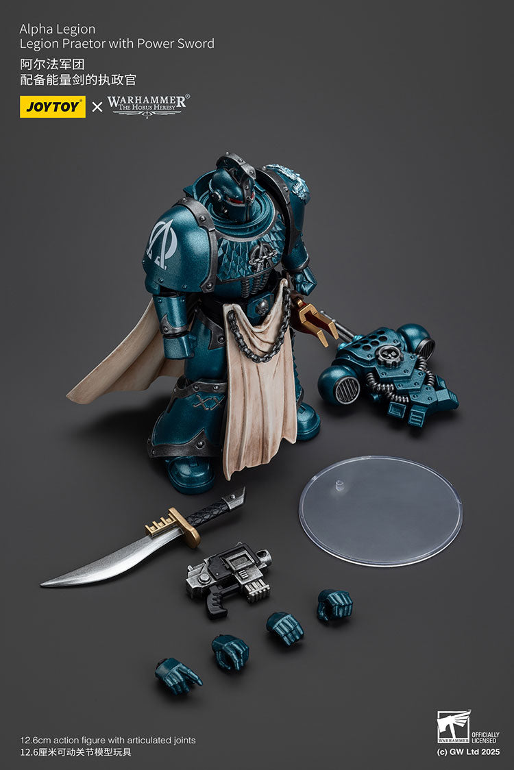Joytoy 1/18 Warhammer The Horus Heresy Alpha Legion Legion Praetor with Power Sword