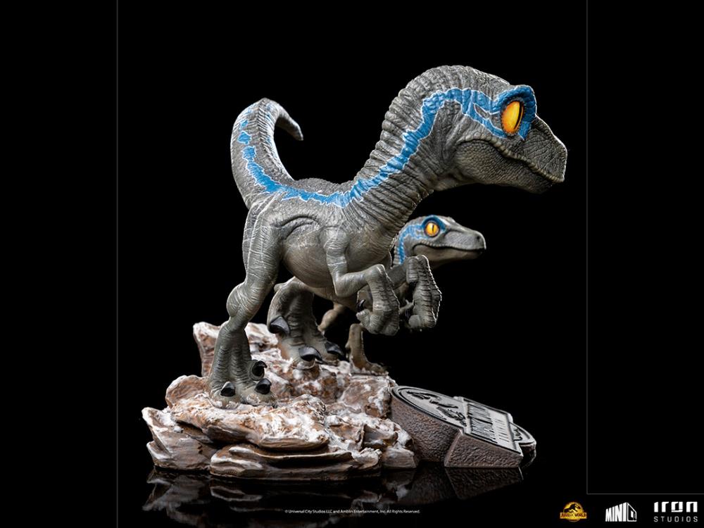 Iron Studios Mini Co Jurassic World Dominion Blue and Beta