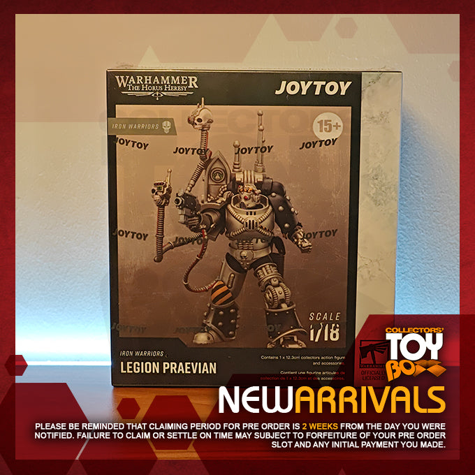 Joytoy 1/18 Warhammer The Horus Heresy Iron Warriors Legion Praevian with Bolt Pistol