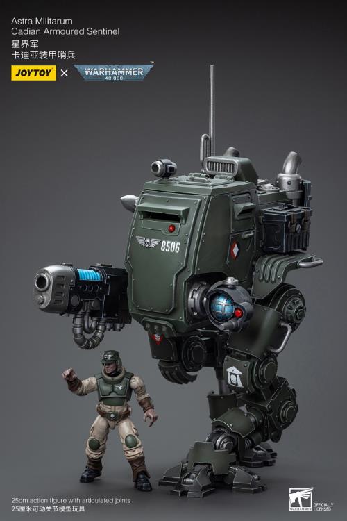 Joytoy 1/18 Warhammer 40k Astra Militarum Cadian Armoured Sentinel