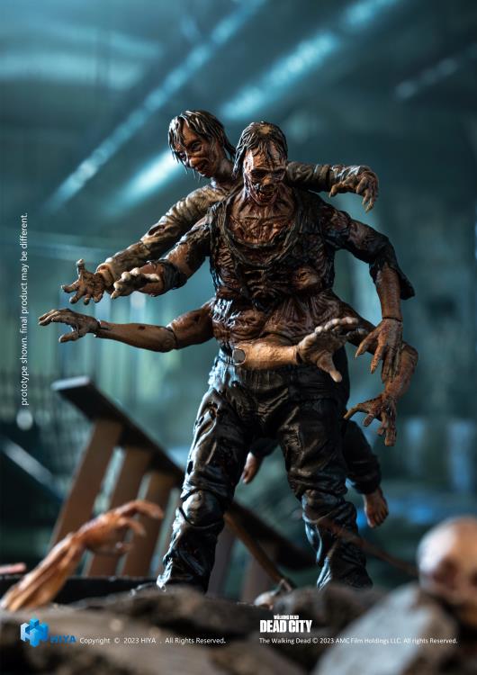 Hiya Toys 1/18 The Walking Dead Dead City - Walker King