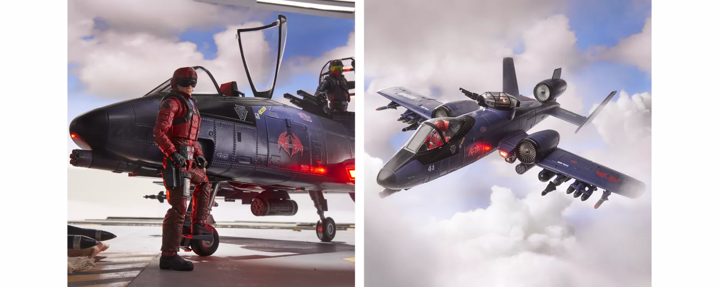 Haslab GI Joe Classified Series - Cobra Rattler Ground Attack Jet