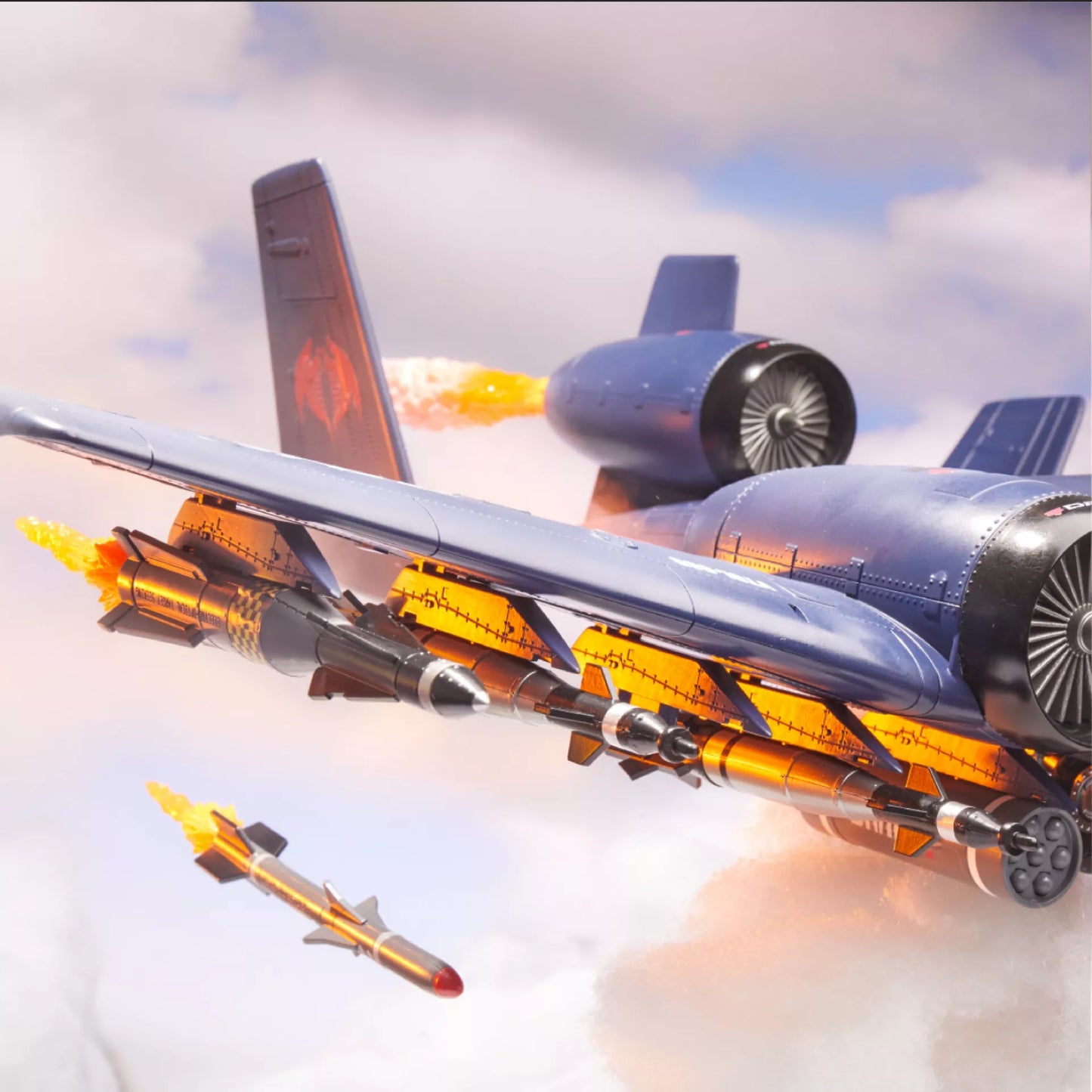 Haslab GI Joe Classified Series - Cobra Rattler Ground Attack Jet