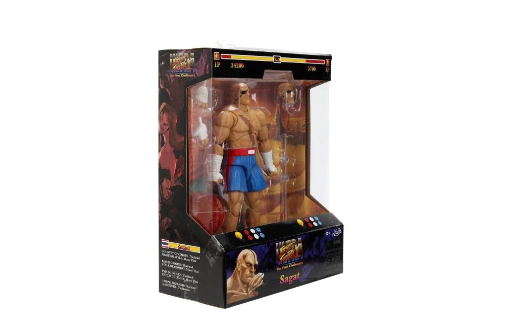 Jada Toys 1/12 Ultra Street Fighter II: The Final Challengers - Sagat