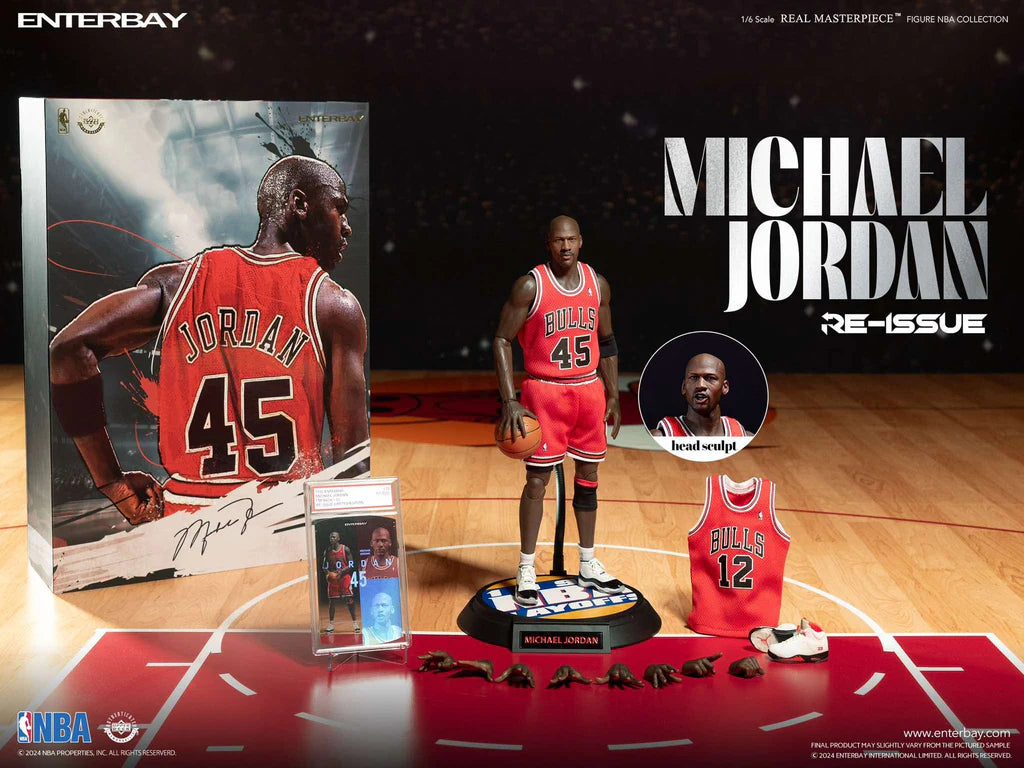 Enterbay 1/6 Real Masterpiece NBA - Michael Jordan (I'm Back #45)