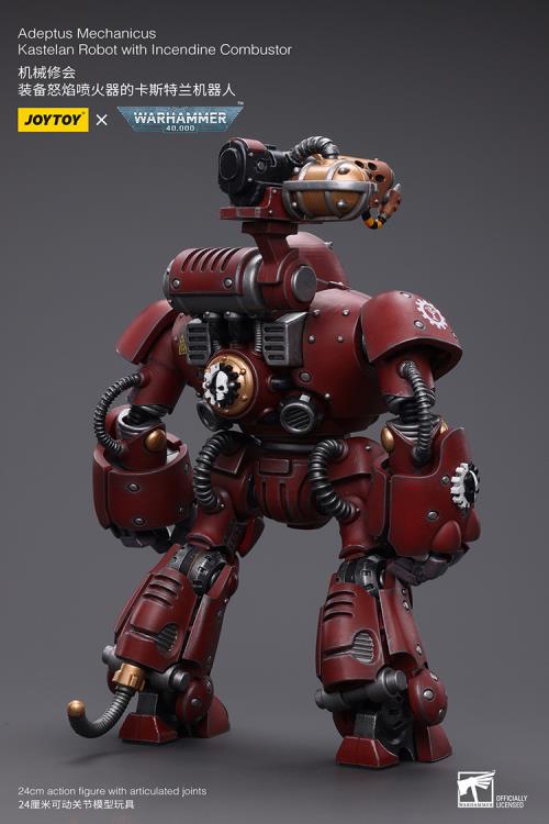 Joytoy 1/18 Warhammer 40k Adeptus Mechanicus Kastelan Robot with Incendine Combustor
