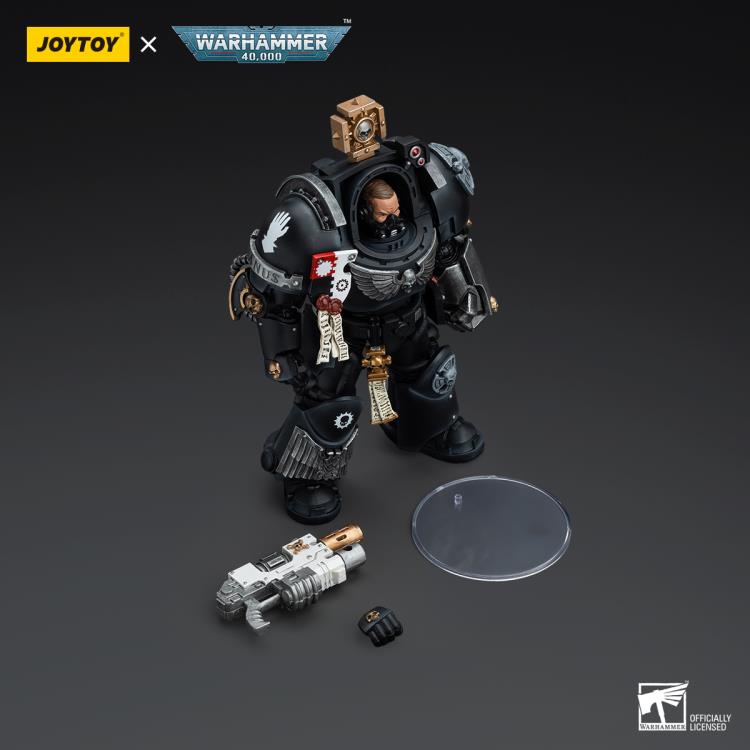 Joytoy 1/18 Warhammer 40K Iron Hands Captain in Terminator Armor