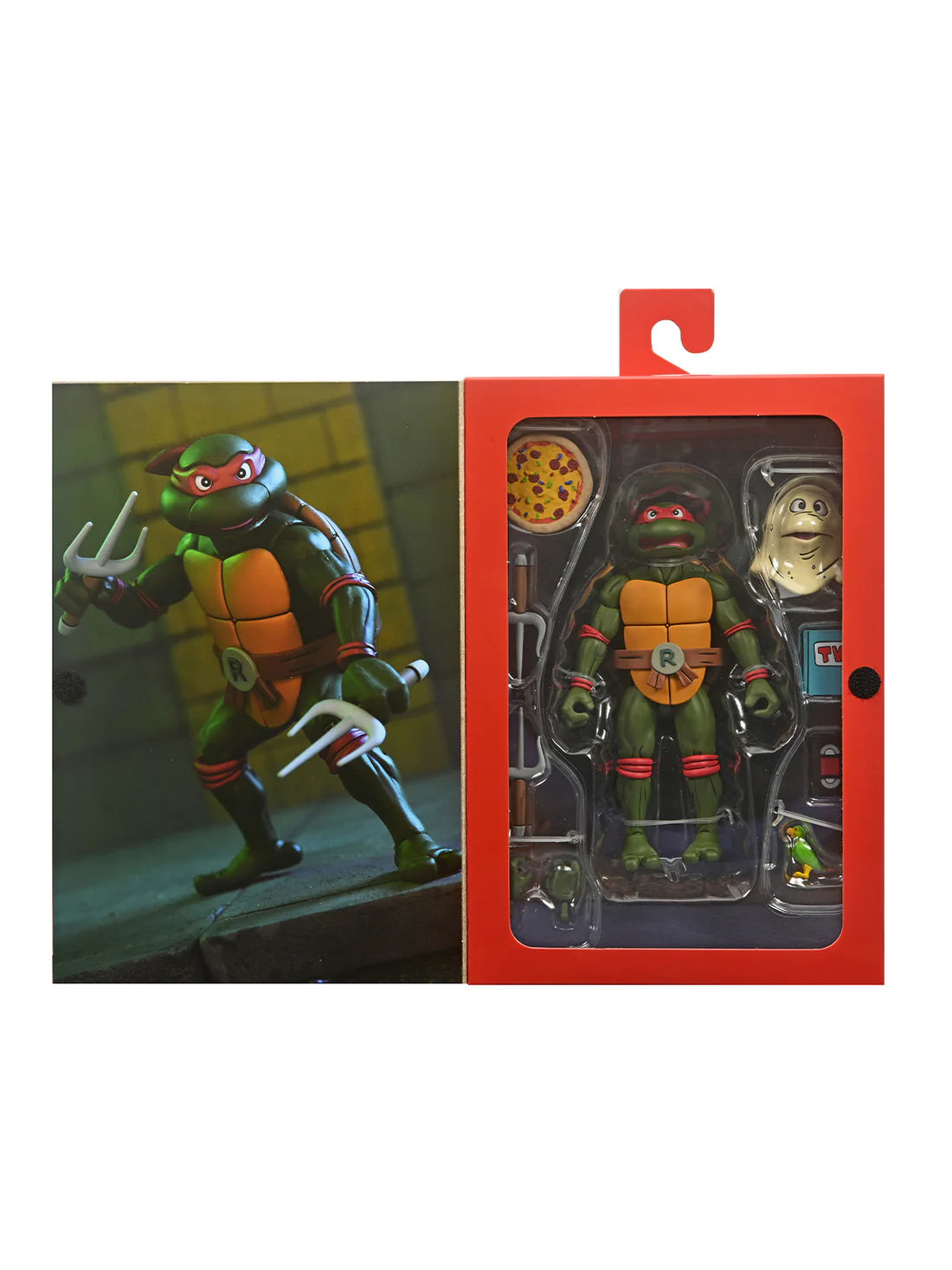 Neca Ultimate Teenage Mutant Ninja Turtles Pizza Club Raphael is Cool But Rude (VHS)