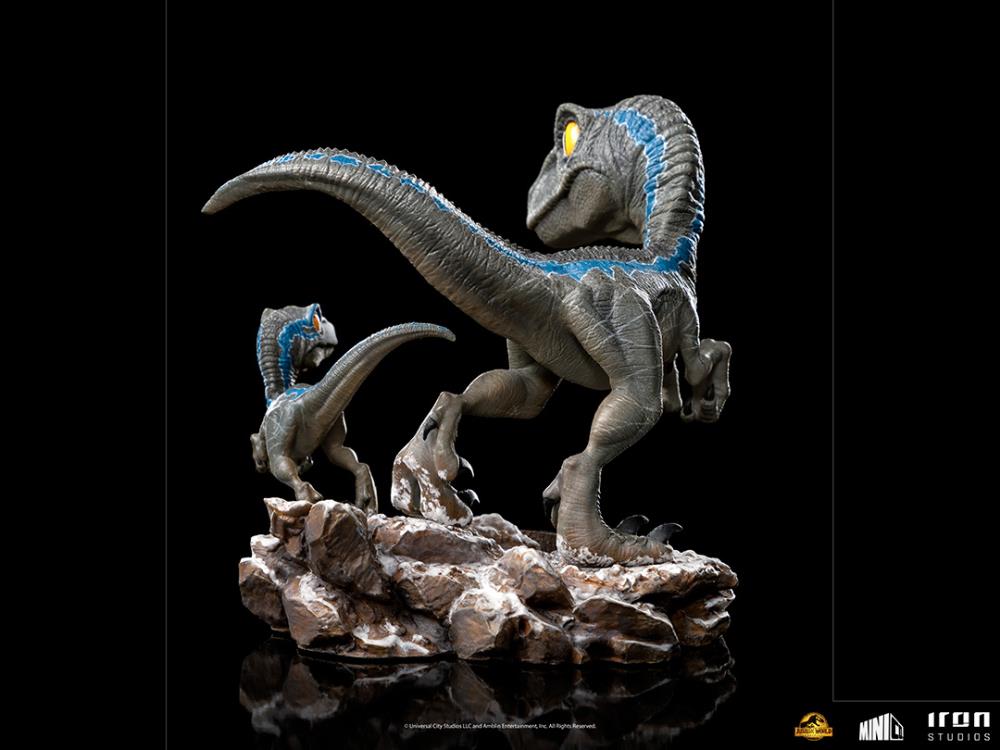 Iron Studios Mini Co Jurassic World Dominion Blue and Beta
