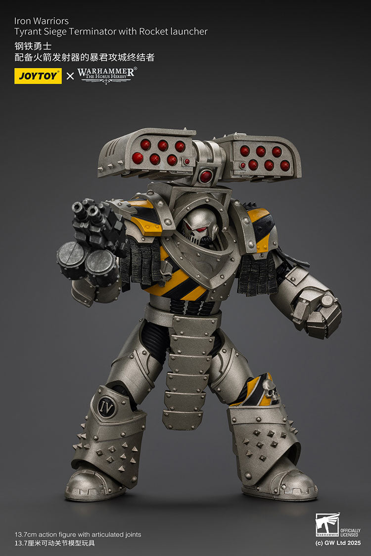 Joytoy 1/18 Warhammer The Horus Heresy lron Warriors - Tyrant Siege Terminator with Rocket Launcher