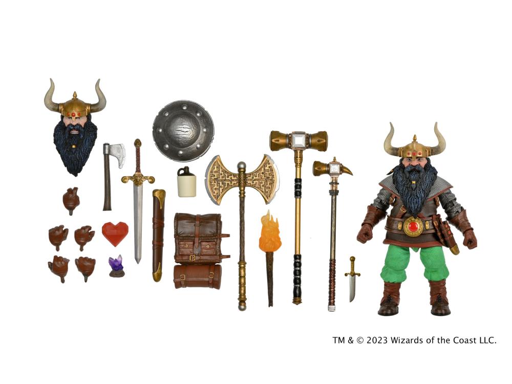 Neca Ultimate Dungeons and Dragons - Elkhorn the Good Dwarf Fighter