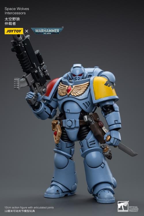 Joytoy 1/18 Warhammer 40K Space Wolves Intercessors with Bolt Rifle (2025)