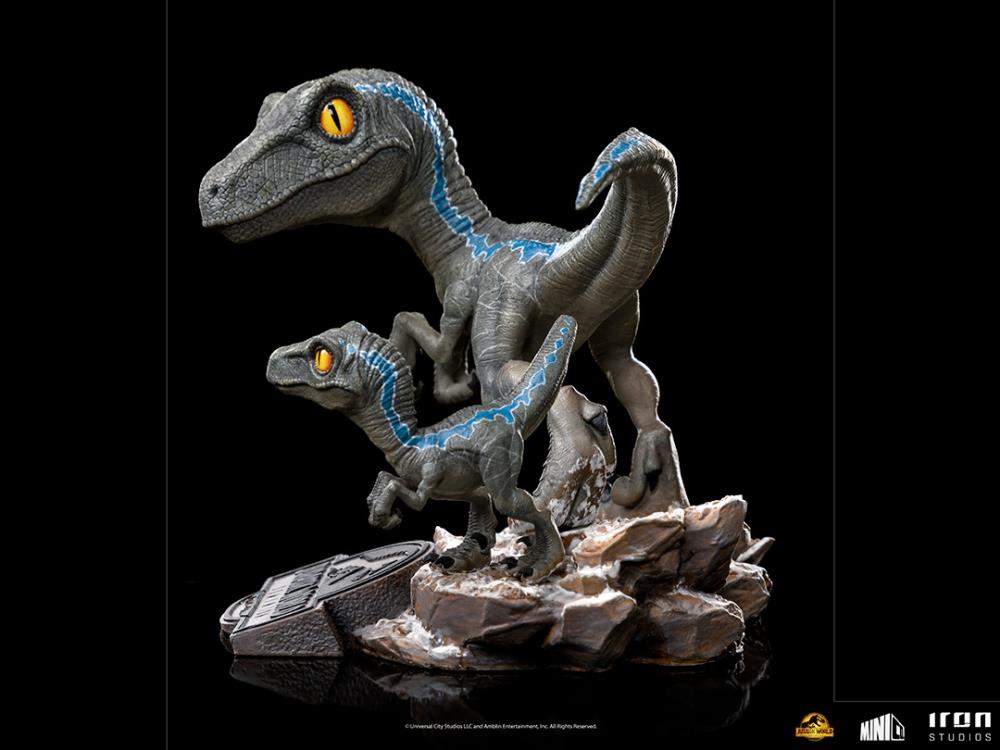 Iron Studios Mini Co Jurassic World Dominion Blue and Beta
