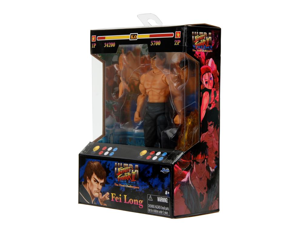 Jada Toys 6inch Ultra Street Fighter II The Final Challengers - Fei Long