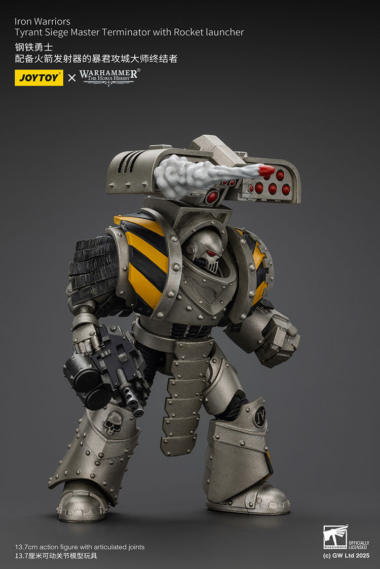 Joytoy 1/18 Warhammer The Horus Heresy lron Warriors - Tyrant Siege Master Terminator with Rocket Launcher