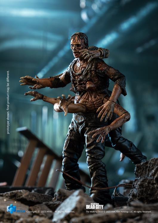 Hiya Toys 1/18 The Walking Dead Dead City - Walker King