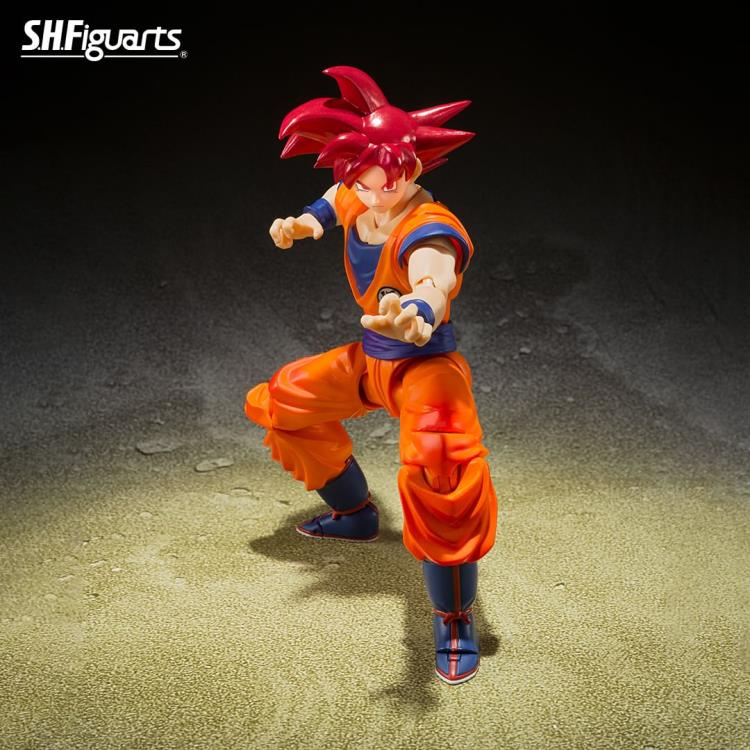 SH Figuarts Dragon Ball Super - Super Saiyan God Son Goku (Saiyan God of Virtue)