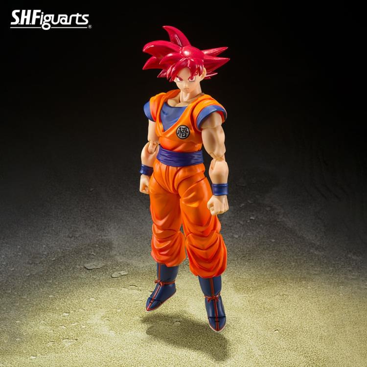 SH Figuarts Dragon Ball Super - Super Saiyan God Son Goku (Saiyan God of Virtue)
