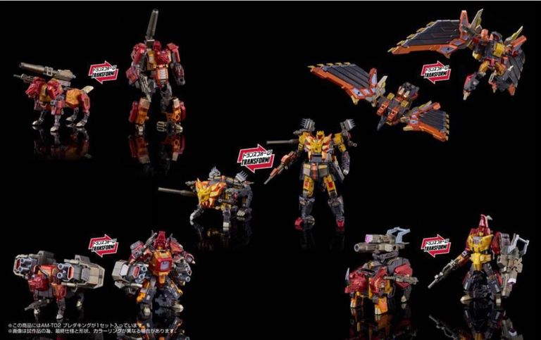 Takara Tomy Adamas Machina Transformers AM-T02 Predaking