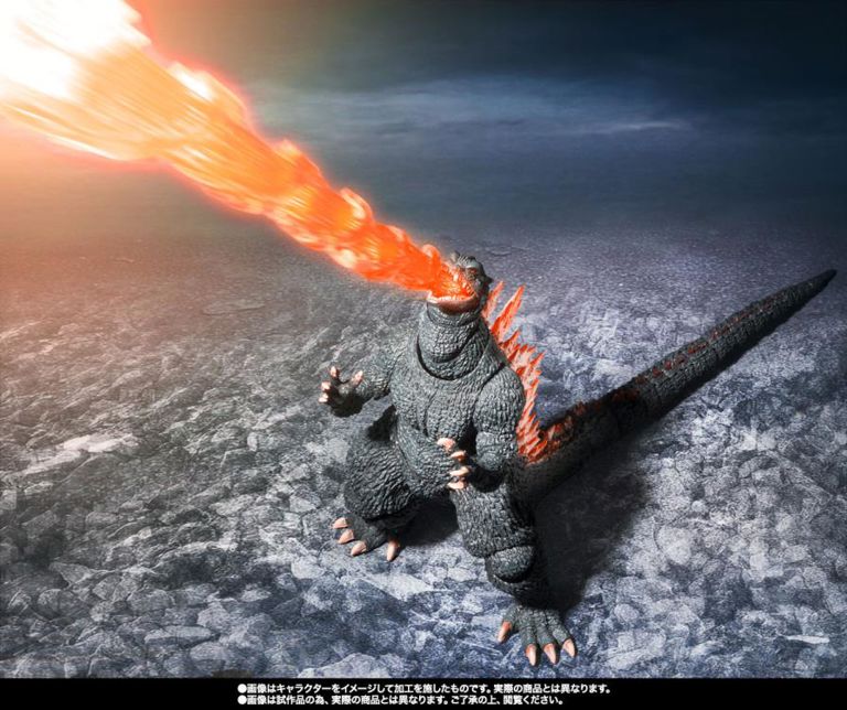 SH Monsterarts Godzilla Final Wars 2004 Heat Ray version vs Shin Gotengo