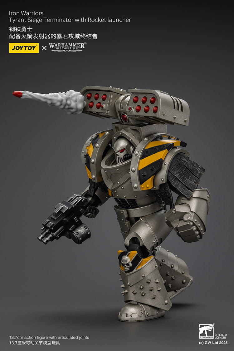 Joytoy 1/18 Warhammer The Horus Heresy lron Warriors - Tyrant Siege Terminator with Rocket Launcher